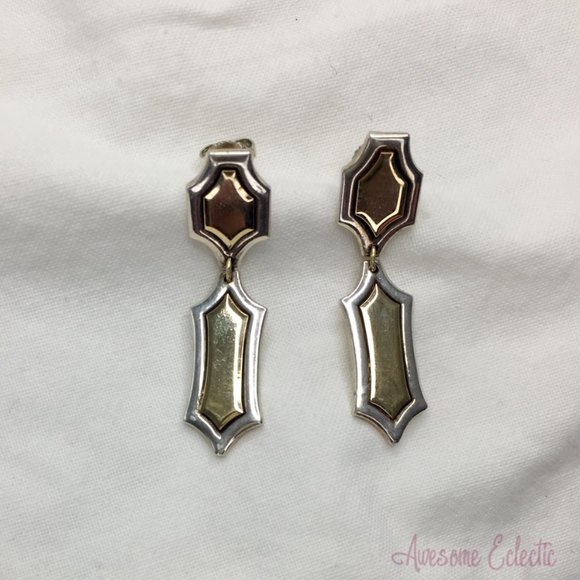 James Avery JA 14k/Sterling Silver Drop earrings - EXTREMELY RARE - Picture 8 of 9